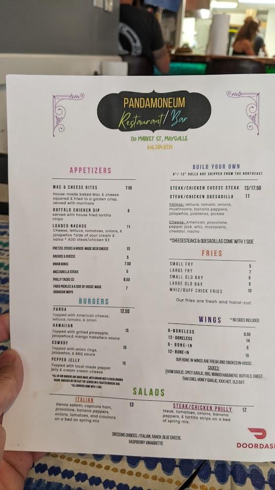 Chelsea's Pandemonium Restaurant & Bar Menu image 2