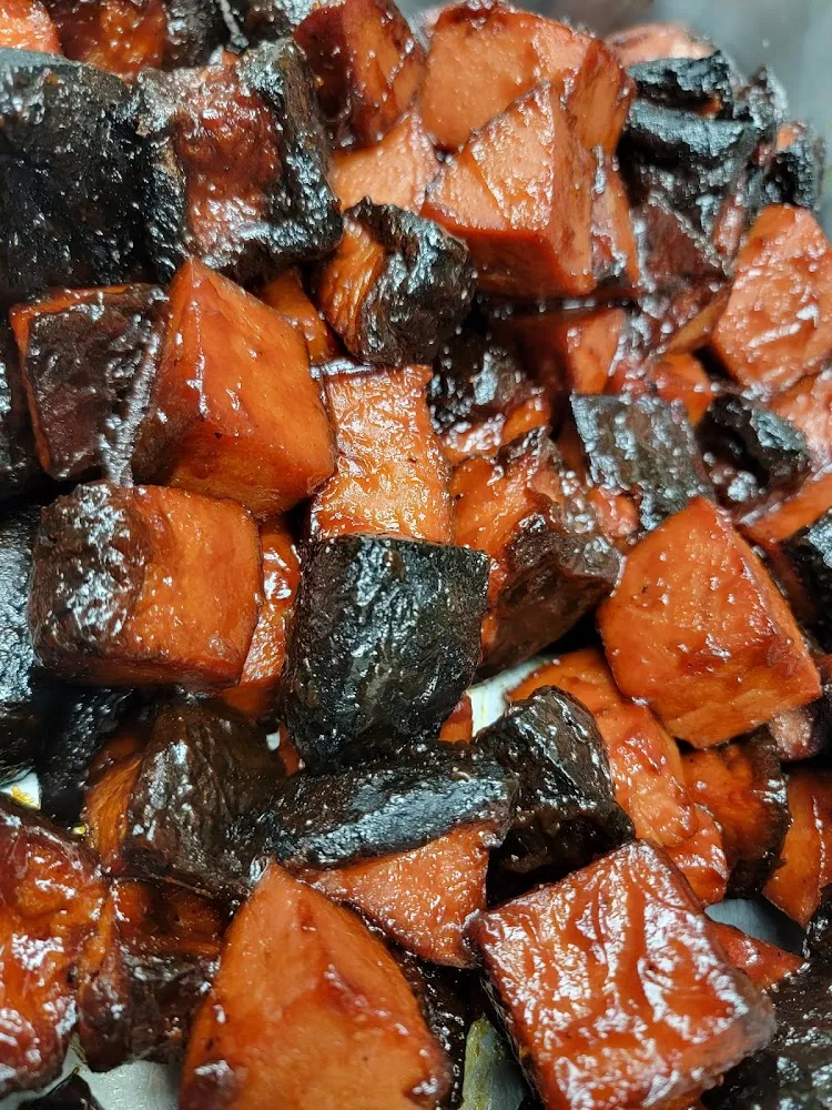 Smoked Bologna Burnt Ends